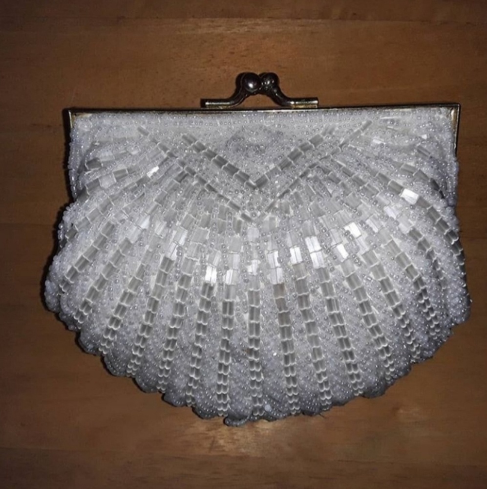 Small Vintage beaded formal purse